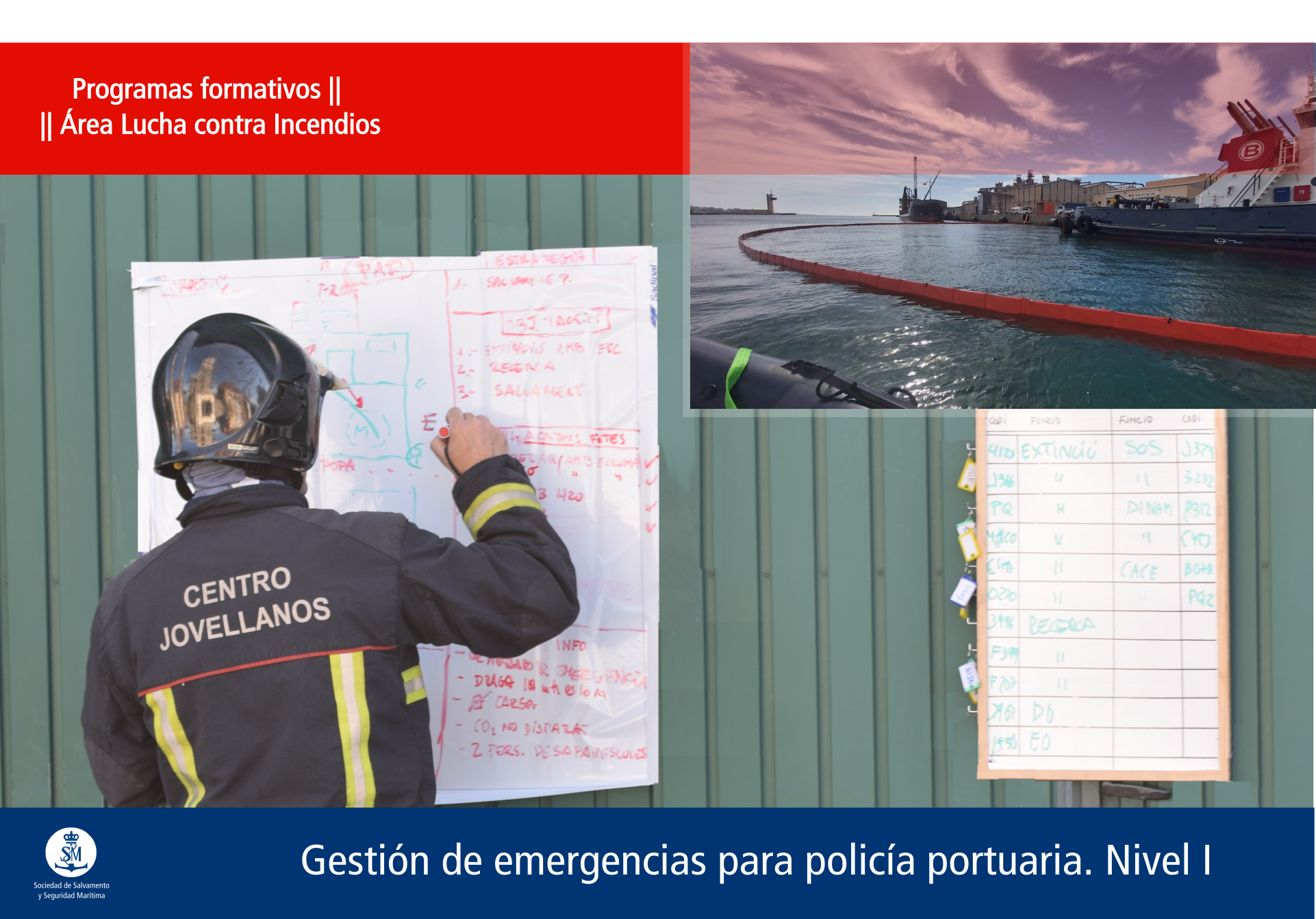 Gestión de emergencias para policía portuaria Nivel I